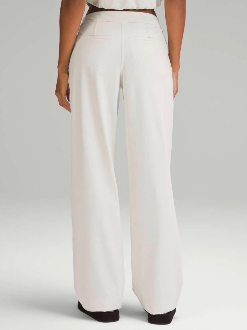 Lululemon Straight-Leg Mid-Rise Pant Full Length *Luxtreme *31.5” *Bone